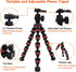 Phone Tripod, Linkcool Octopus Tripod with Wireless Remote Phone Holder Mount Use as iPhone Tripod, Cell Phone Tripod, Camera Tripod, Travel Tripo...
