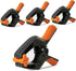 4-Pack Spring Clamps Heavy Duty - 6 Inch Large Plastic Clamps for Crafts and Pool Cover Clips with 3 Inch Jaw Opening- Wodworking Clamps for Cover...