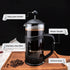 RAINBEAN Mini French Press Coffee Maker, 1 Cup, 12oz, Maximum Flavor Brewer with Stainless Steel Filter, 350ml - Small...
