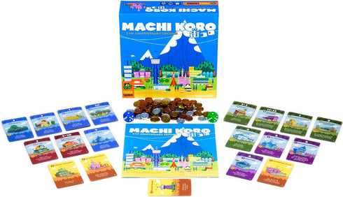 Pandasaurus Games Machi Koro Board Game | Japanese City Building Strategy Game | Fast-Paced Dice Rolling Game for Adults and Kids | Ages 8+ | 2-4 ...
