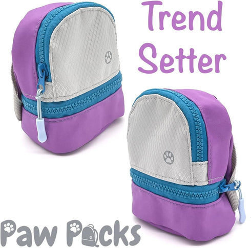 LLC Dog Backpack, Cat Backpack, Small Carrier | Clip on Harness or Leash, Fun Pet Treat Holder, Toy Bag, or Waste Dispenser | Dog Treat Training P...