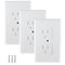 Mommy's Helper Safe Plate Electrical Outlet Covers Standard, White, 3 Pack...