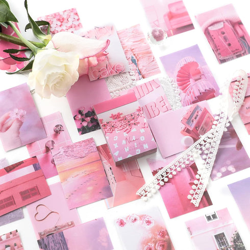 6 Sets 300 Pcs Washi Stickers Set Cute Aesthetic Sticker Book for Journaling, DIY Decorative Paper Sticker Decals for Bullet Journal Art Scrapbook...