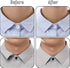 100 Pcs Collar Stays for Men's Dress Shirts, No Curl Polo Shirt Collar Stays Anti-Warping Edge Collar Stays Sticker Collar Support for Any Shirt o...