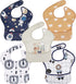Soarwg Kids Bibs, Baby Bibs, Waterproof Baby Bibs for Boy and Girl, Great Travel Baby Bibs for Eating, Feeding Bibs, 5 Pack...