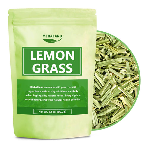Premium Dried Lemongrass Leaves, 3.5 ounces, 100% Natural Lemon grass Leaf, 100% Pure, No Gmo...