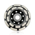 SHDIATOOL 4-1/2 Inch Double Row Diamond Grinding Cup Wheel for Concrete Granite Marble Masonry Brick Fits 7/8 Inch Arbor...