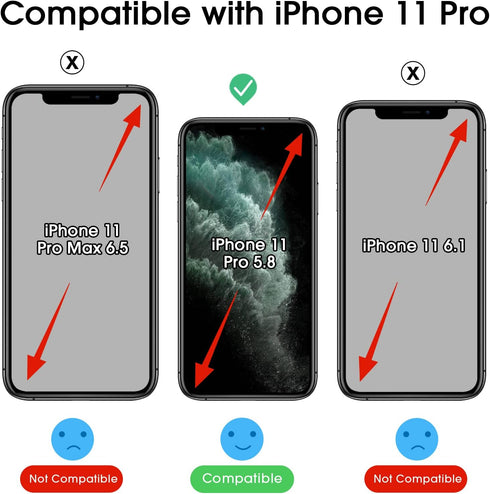 amCase Cellular Phone Case, Compatible with MagSafe, iPhone 11 Pro (5.8"), Support Wireless Charging and Magnetic Stand, Polycarbonate, Thermoplas...
