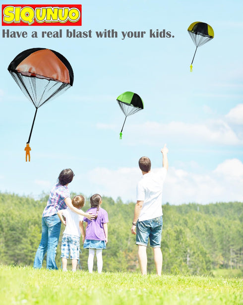 Parachute Toys for Kids, 6 Pack Top Outdoor toys, Parachute Men for Kids, Small Toys for Kids Ages 4-8 9 10 11 12 Year Old, Halloween trick or tre...