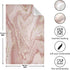 ALAZA Pink Marble and Golden Splatter Paint Kitchen Towels Absorbent Dish Towels Soft Wash Clothes for Drying Dishes Cleaning Towels for Home Deco...