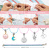 TAODUDU Girls Gifts Charm Bracelets Making Kit 112PCS, Jewelry Making kit for Girls DIY Craft Kits,Birthday Presents Teenage Girls Gifts Age 5 6 7...