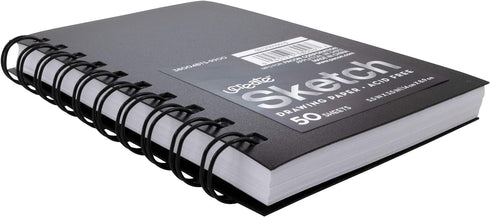UCreate Mini Poly Cover Sketch, Heavyweight, 5.5" x 3.5", 50 Sheets, 6 Books, 6 Count...