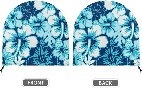 Hawaiian Print Drum Fan Cover, Dust Cover for 18-20" Fan,Waterproof&Dustproof Floor Fan Cover in Heavy Duty Polyester for Outdoor and Indoor...