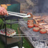 BBQ Sausage Turning Tongs Stainless Steel Kitchen Cooking Tongs Long Handle BBQ Grill Tongs Hot Dog Tongs Grill Flipping Tongs for Turning Bacon S...