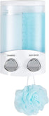 Better Living Products, White 76254-1 Euro Series 2-Chamber Soap and Shower Dispenser...