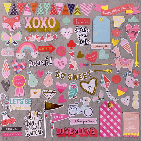 120pcs Scrapbook Stickers Cardstock Stickers Love Stickers Decorative Masking Stickers for Personalize Laptop Scrapbook Daily Planner and Crafts...