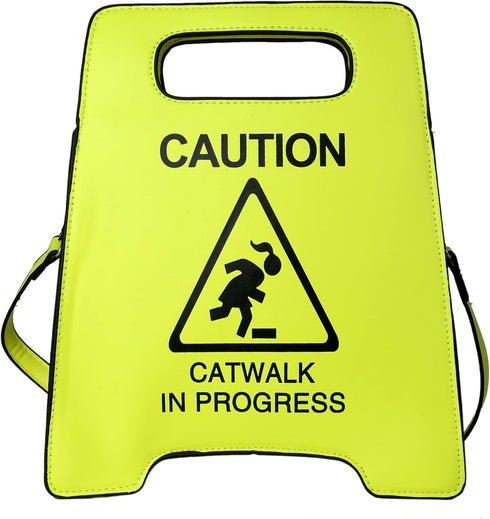 CAUTION Shoulder bag,PU Crossbody Tote Handbag for Women...