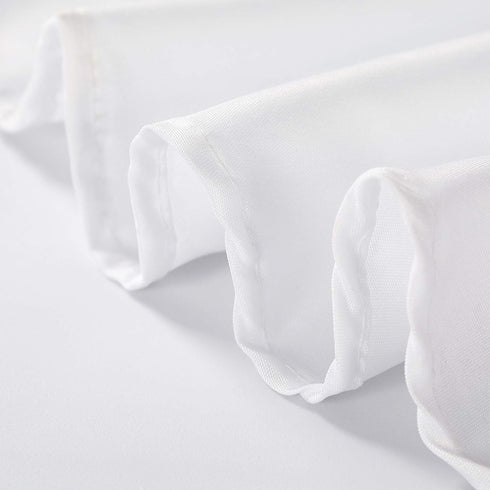 70 inch Round Tablecloth Washable Polyester Table Cloth Decorative Table Cover for Wedding Party Dining Banquet?70 inch,White?...