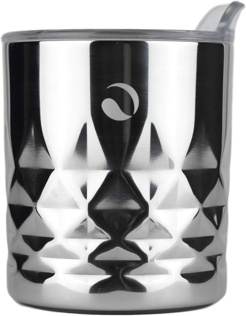 Drinco- 10oz Stainless Steel Tumbler, Vacuum Insulated Tumbler Whiskey Glass, Rocks Glass, GULT (10oz Whiskey Tumbler, Diamond)...