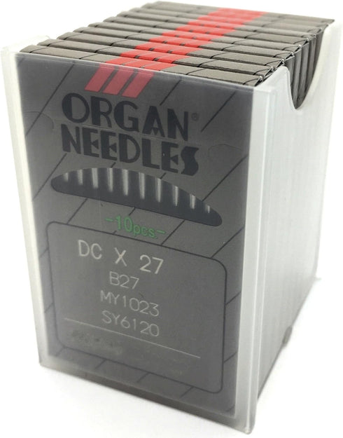 100 ORGAN DCX27 B27 Ball-Point Industrial Serger Overlock Machine Needles...