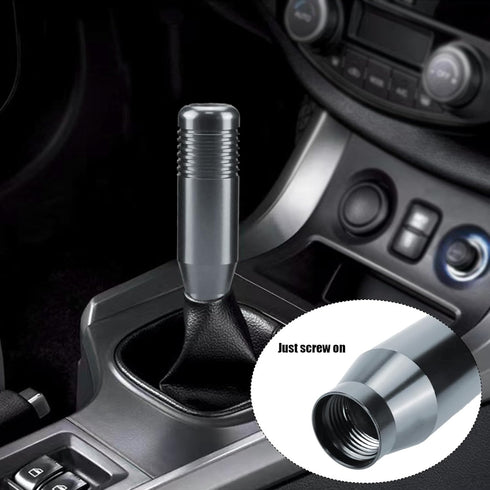 1 PC Manual Gear Stick Shifter Knobs, Car Shift Head Knob with 3 Threaded Adapters, Aluminum Alloy Car Stick Shift Lever Knob, Universal for Most ...