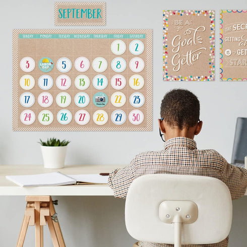 CTP Krafty Pop Calendar Set Bulletin Board (Creative Teaching Press 10874)...