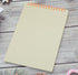 Yansanido Top Bound Spiral Notebook, 4 Pcs 4 Color A5 Size Thick Plastic Hardcover 7mm College Ruled Paper 80 Sheets (160 Pages) Journal for Schoo...