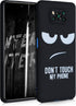 kwmobile TPU Silicone Case Compatible with Xiaomi Poco X3 NFC/Poco X3 Pro - Case Soft Cover - Don't Touch My Phone White/Black...