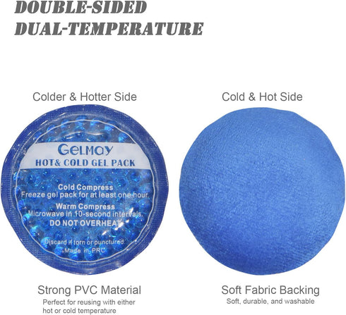 Ice Eye Patches for Puffy Eyes, Cooling Medical Eye Patch Pad Gel Pack Cover Eyepatch Cold Hot Therapy Eye Bags Dark Circles After Surgery Adult K...