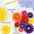 Geyee 18 Pcs Mexican Paper Flowers Colorful Fiesta Tissue Paper Flowers Pom Poms Mexican Carnival Paper Flowers for Floral Party Backdrop Wedding ...