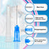 120Pcs 23Gauge Dispensing Needles 1 Inch with Cap Individually Wrapped Sealed for Scientific Labs, Measuring Refilling, Industrial Dispensing Acce...