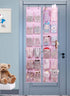 MISSLO Kids Over the Door Shoe Organizer Baby Hanging Shoe Rack Narrow Closet Storage bags with 12 Mesh Pockets for Girl Women Men Toddler Nursery...