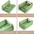 Xhwykzz 4 Pack Mini Foldable Plastic Small Baskets for Organizing and Storage, Collapsible Storage Crate for Home Bedroom Office Classroom Drawer ...