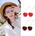 Cherry Earrings for Women 3D Red Crystal Simulation Cherry Drop Earrings Sweet and Lovely Light Weight Fruit Earrings Tassel Earrings Jewelry Gift...