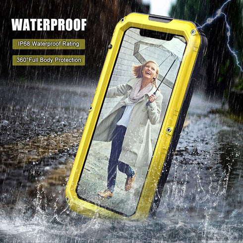 Mitywah Waterproof Case for iPhone 11 Pro, Heavy Duty Military Grade Shockproof Cover Built-in Screen Protection, Rugged Thick Full Body Protect M...