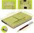 Refillable Lined Leather Journal Notebook, A5 Size Journal for Women Men,100gsm 200 Pages Thick Paper Notebooks with Front Pockets and Pen Pocket,...