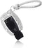 PGONE Car Key Fob Key Cover Key Chain Lady key ring with Bling Diamond crystals For Mercedes-Benz C E Class 2/3-button...