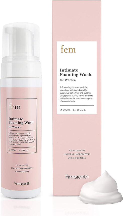 fem pH Balance Intimate Wash for Women, Feminine Wash for Sensitive Skin, Gentle Cleanser for Daily Use, Helps Eliminate Irritation, Itching, Odor...