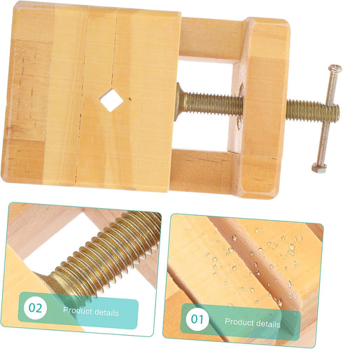 COHEALI 1pc Engraving Accessories Bench Mini Accessories Adjustable Work Table Drill Press Table Woodworking Vise Wood Working Clamp Engraved Seal...