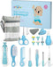 OTTOLIVES Baby Healthcare and Grooming Kit, 24 in 1 Baby Electric Nail Trimmer Set Newborn Nursery Health Care Set for Newborn Infant Toddlers Bab...