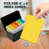Chell 4x6 Plastic Index Card Dividers, Heavyweight Poly Index Card Guides A-Z for Flash Cards and Recipe Cards, with Alphabetical/Blank Stickers, ...