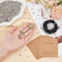 SUNNYCLUE Morse Code Beading Bracelet Making Kits Morse Code Beads Silver Ccb Plastic Barrel Round Spacer Beads i Love You Display Card Waxed Cord...