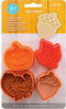 R&M International 0 Autumn 2" Pastry/Cookie/Fondant Stampers, Turkey, Acorn, Pumpkin, Oak Leaf, 4-Piece Set...
