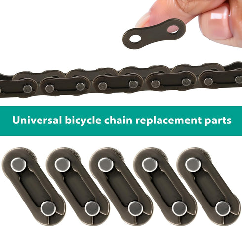 20 Set Bike Chain Metal Master Link for Bicycle Chain Removable Quick Split Bike Repair Parts for Bycicles, Mini Bikes, Mountain Bike, BMX Bike an...