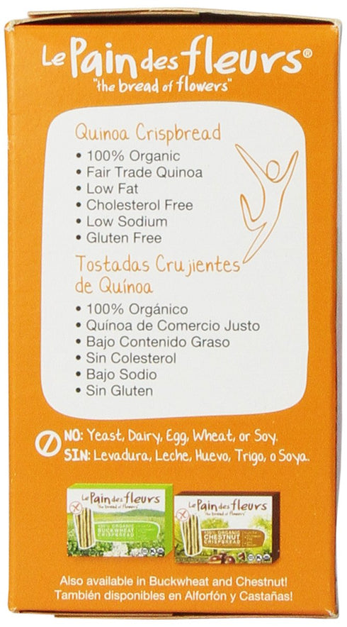 Le Pain des Fleurs Crispbread, Quinoa, 5.3 Ounce...