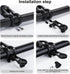 Bike Mount Adjustable Out Front Extended Bicycle Computer Mount for Garmin Edge...
