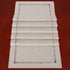 Grelucgo Handmade Hemstitched Polyester Rectangle Table Runners and Dresser Scarves, Beige 14x54 inch...