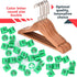 Swpeet 150Pcs Green Plastic Clothes Hanger Size Markers Assortment Kit, XL...