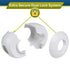 Child Safety Door Knob Cover (4 Pack) Hard-to-Remove Dual-Lock Door Handle Covers for Kids - Reusable Baby Proof Door Knob Locks - Installs Easily...