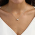 Bubble Initial Necklaces for Women Girls Silver Plated Letter Necklace Dainty Silver Name Necklace Personalized Initial Choker Pendant Necklaces f...